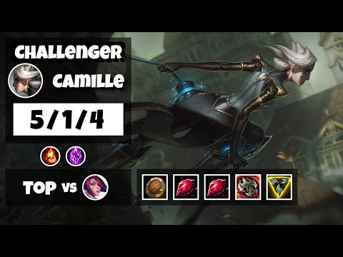 Camille 11.8 S11 Gameplay Challenger Top (5/1/4) - EU