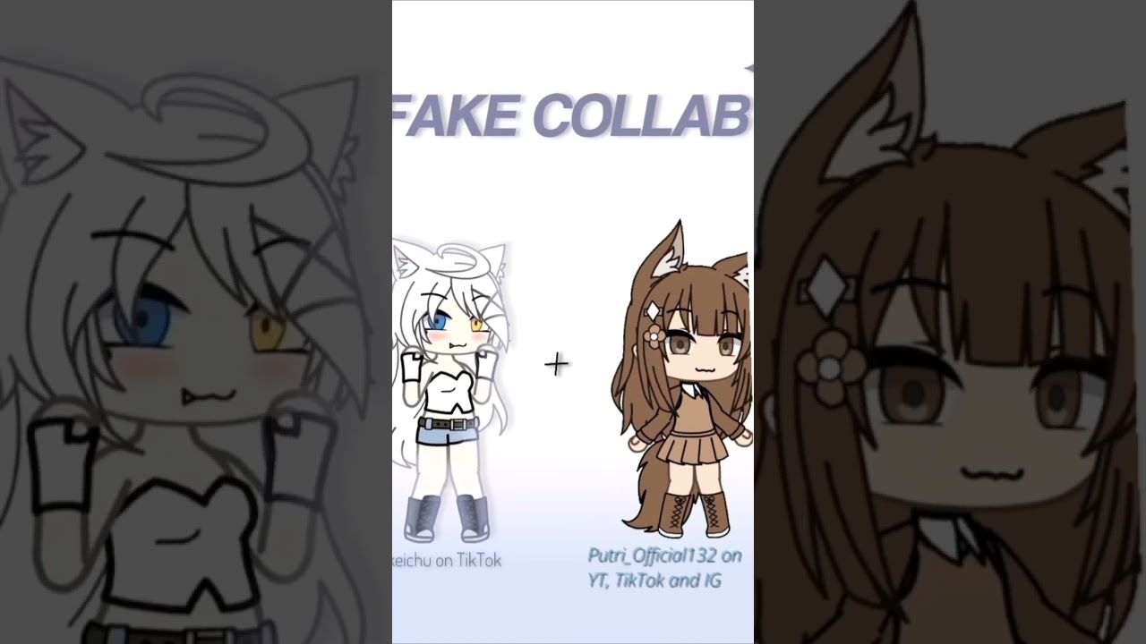 Fake Collab with: @kkeichu ||  This AI 🙏🏻😭 || #fakecollab #kkeichu #gacha #gachaedit #ai #shorts