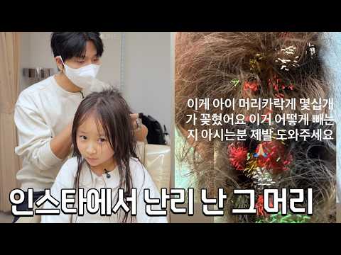삼촌 도와주세요 10살 망한머리대회 참가자