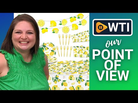 Wiooffen Lemon Party Supplies - WTI product video review