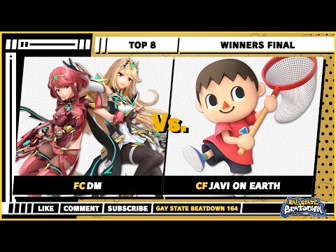 Gay State Beatdown 164 - Winners Final - DM (Pyra/Mythra) VS JAVI ON EARTH (Villager) - SSBU Singles