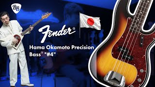 Video thumbnail for Fender Japan Hama Okamoto Precision Bass by BassBros
