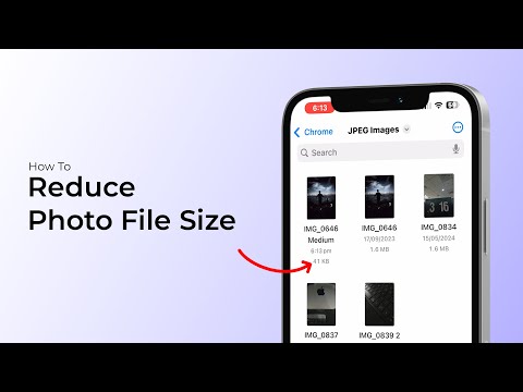How To Reduce Photo File Size On iPhone?