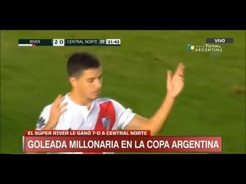 river 7 vs central norte 0 copa argentina