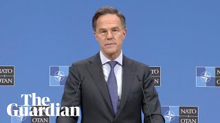NATO secretary general Rutte holds news conference – watch live