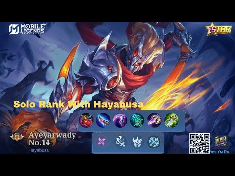 Mythical Glory Solo Rank with Hayabusa – Top 14 Ayeyarwady!