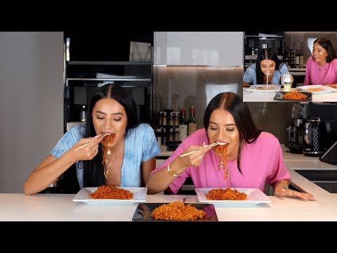 SPICY NOODLE CHALLENGE - BADURA TWINS