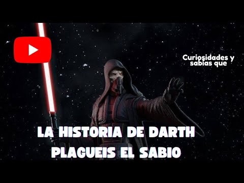 La historia resumida de Darth Plagueis el sabio.