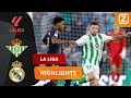 WAT EEN RAKET VAN AITOR RUIBAL ?? | Real Betis vs Real Madrid | La Liga 2023/24 | Samenvatting