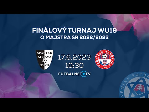 Finálový turnaj WU19 o majstra SR 2022/2023: Spartak Myjava - Partizán Bardejov BŠK (zostrih)