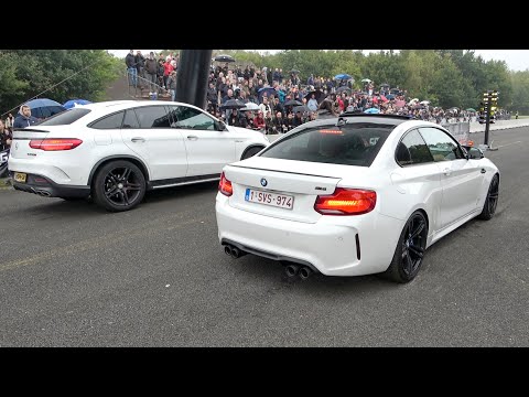 708HP Mercedes GLE63S AMG vs. BMW M2 F87, X5M, SRT-8 TrackHawk..