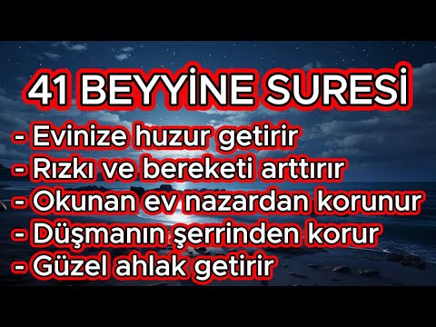 41 BEYYİNE SURESİ - KURANIN MUCİZESİNE ŞAHİT OLUN.