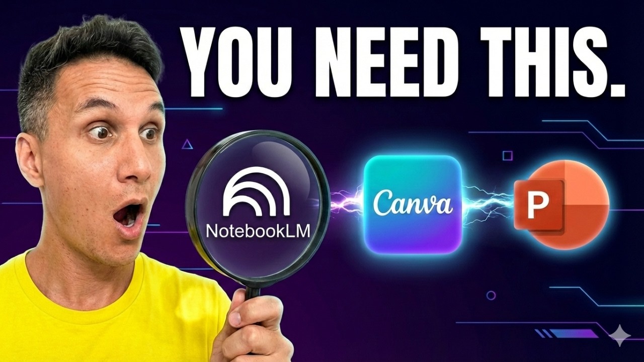 How to Turn NotebookLM PDFs into Editable PPT Slides (Quick & Easy Canva Method - Under 5 Mins)