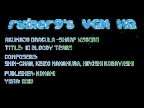 Akumajo Dracula Sharp X68000 OST 10 Bloody Tears