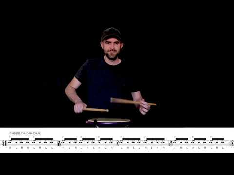 Advanced Flam Exercise in 17/16 time