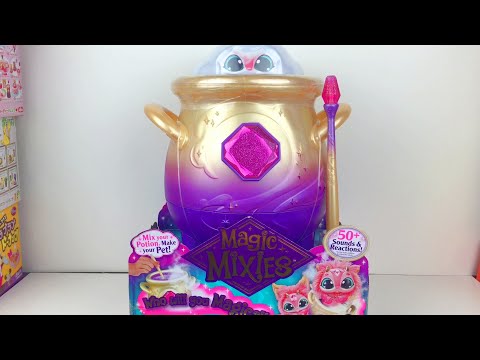 , title : 'Magic Mixies Magic Cauldron Spell Ingredients Mist & Electronic Furry Friend Interactive Unboxing'