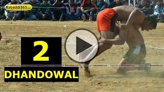 Dhandowal (Nakodar) Kabaddi Tournament 13 Feb 2014 Part 1 By Kabaddi365.com