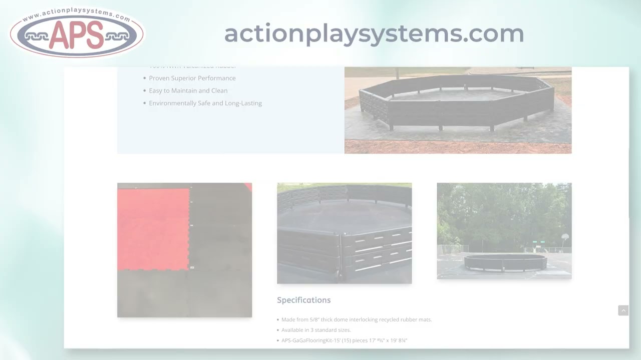 New Action Play Systems website design!