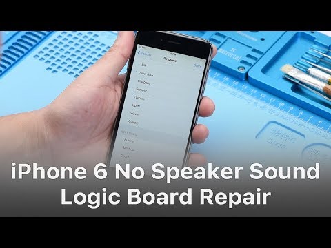 Fix iPhone 6 No Speaker Sound Caused by Pseudo Soldering
