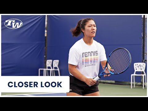 Kristie Ahn explains why she switched to the Babolat Pure Drive & what she changed with her strings!