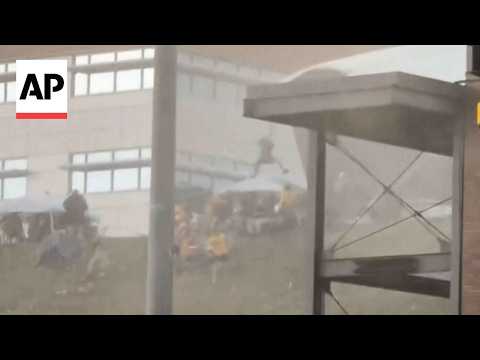 5 hospitalized after severe winds at NCAA baseball game in West Virginia