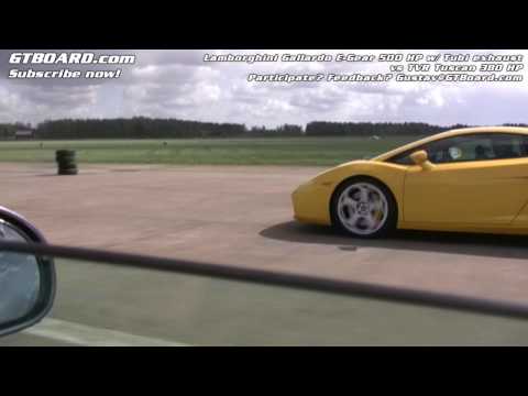 Lamborghini Gallardo 500 HP EGear vs TVR Tuscan 380 HP