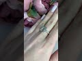 Серебряное кольцо с зеленим аметистом 3.002ct