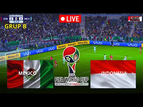 INDONESIA vs MEXICO | PIALA DUNIA 2026 | DRAMA GLOBAL! | VIRTUAL MATCH