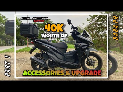 Pt. 1 | Honda Click 125i 40k Worth of Accessories & Upgrade | RARA PH