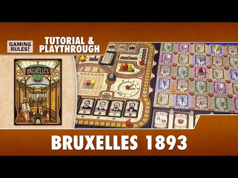 Bruxelles 1893 - Tutorial, Playthrough, & Review
