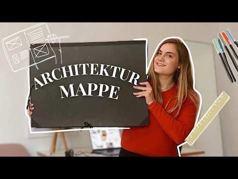 Meine Bewerbungsmappe | Architektur Studium 2021