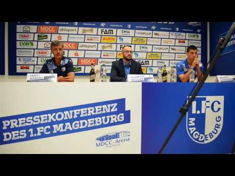 Pressekonferenz vor dem Spiel 1. FSV Mainz 05 II gegen 1. FC Magdeburg