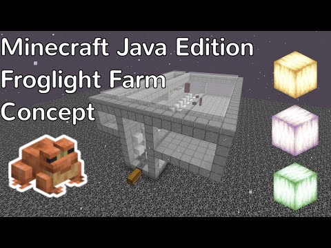 Froglight Farm Concept for Minecraft Java Edition