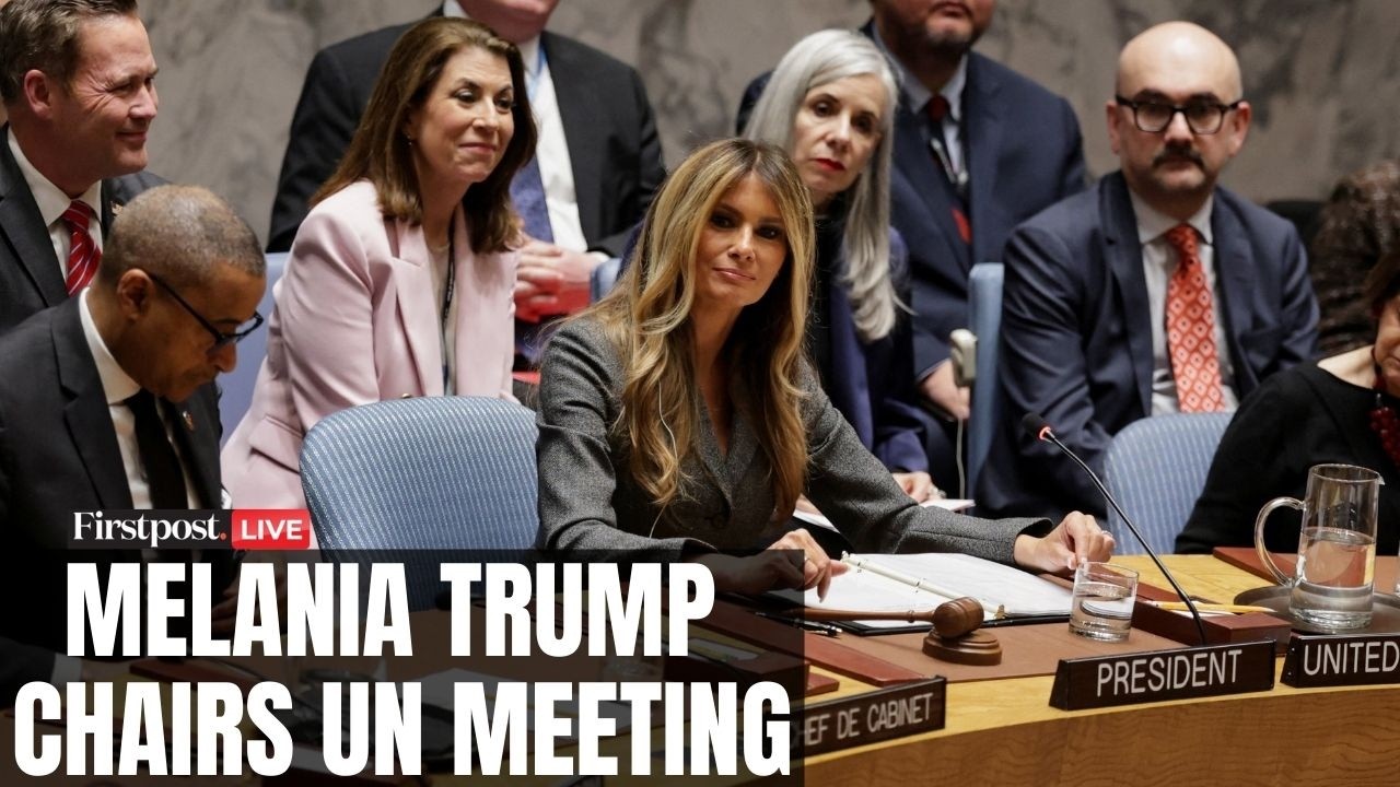 LIVE: US First Lady Melania Trump Chairs UNSC on Children in Conflict Amid Iran Strikes