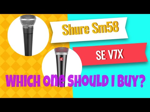 Shure SM58 vs the SE Electronics V7X - a Head to Head Comparison