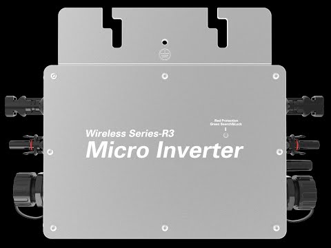 How to connect WVC series solar grid tie micro inverter to mobile phone?