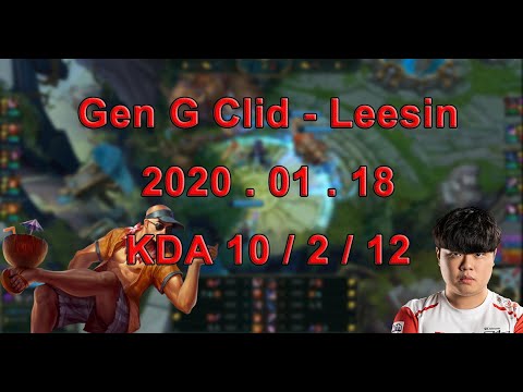 [GenG Clid] - Leesin vs Karthus | League of Legends (Patch 10.1)
