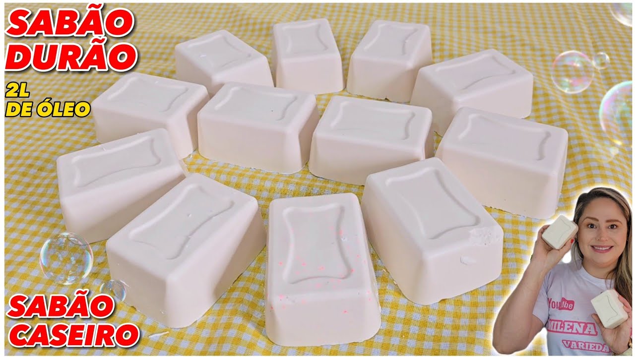 SABÃO CASEIRO COM 2 LITROS DE ÓLEO- RECICLE - ECONOMIZE MUITO