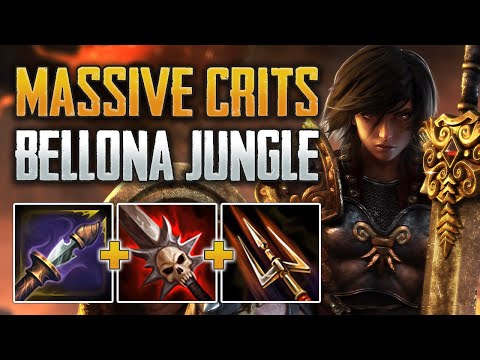 THE BIGGEST CRITS IMAGINABLE! Bellona Jungle Gameplay (SMITE Conquest)