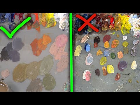 How to mix colors like a professional oil painter