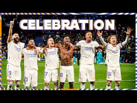 PITCH CELEBRATIONS at the Bernabéu! | Real Madrid 3-1 PSG