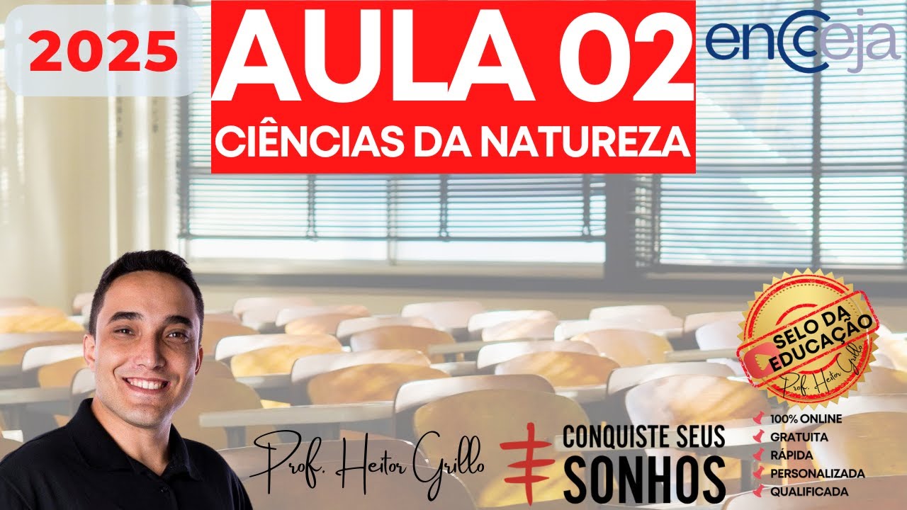 ENCCEJA 2025 - NATURAL SCIENCES AND THEIR TECHNOLOGIES - CLASS 2 | Professor Heitor Grillo