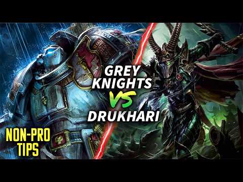 Grey Knights vs Druhkari #warhammer40k  #battlereport