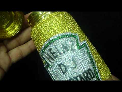 Mr Chris Da Jeweler Exclusive Custom Heinz DJ Mustard  Bottle Pendant ?( Video No : CP36362 )