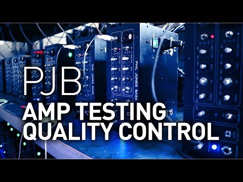 PJB Quality Control: Amp Testing