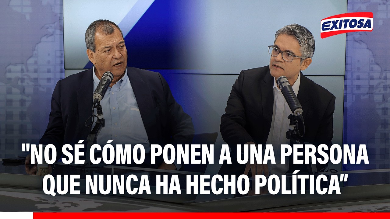🔴🔵 Jorge Nieto: "No sé cómo ponen a una persona que nunca ha hecho política a dirigir una campaña"