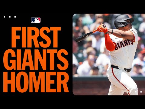 Rafael Devers' FIRST GIANTS HOME RUN