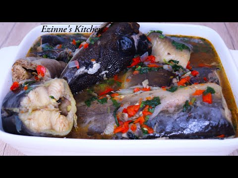 How to make Catfish pepper Soup/ Point and kill