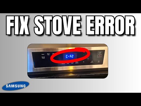 Samsung Stove C-F2 Error Code - How to Fix