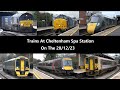 (4K) Trains At Cheltenham Spa Station On The 20/12/2023